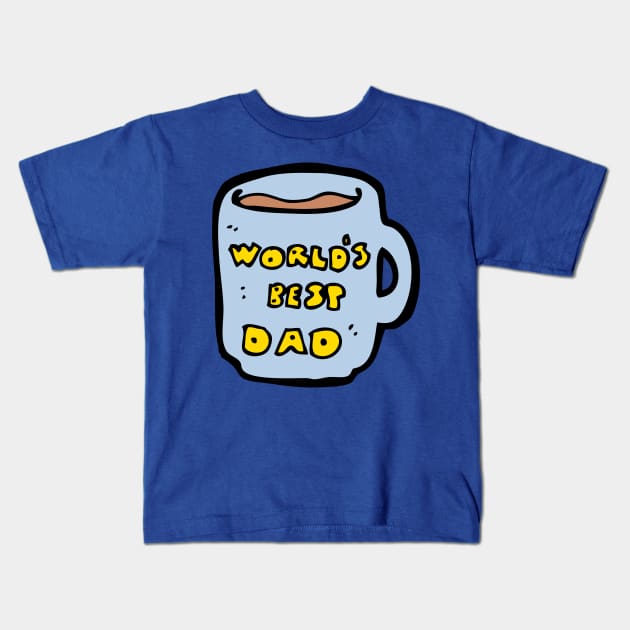 Best Dad ever Kids T-Shirt by jeune98